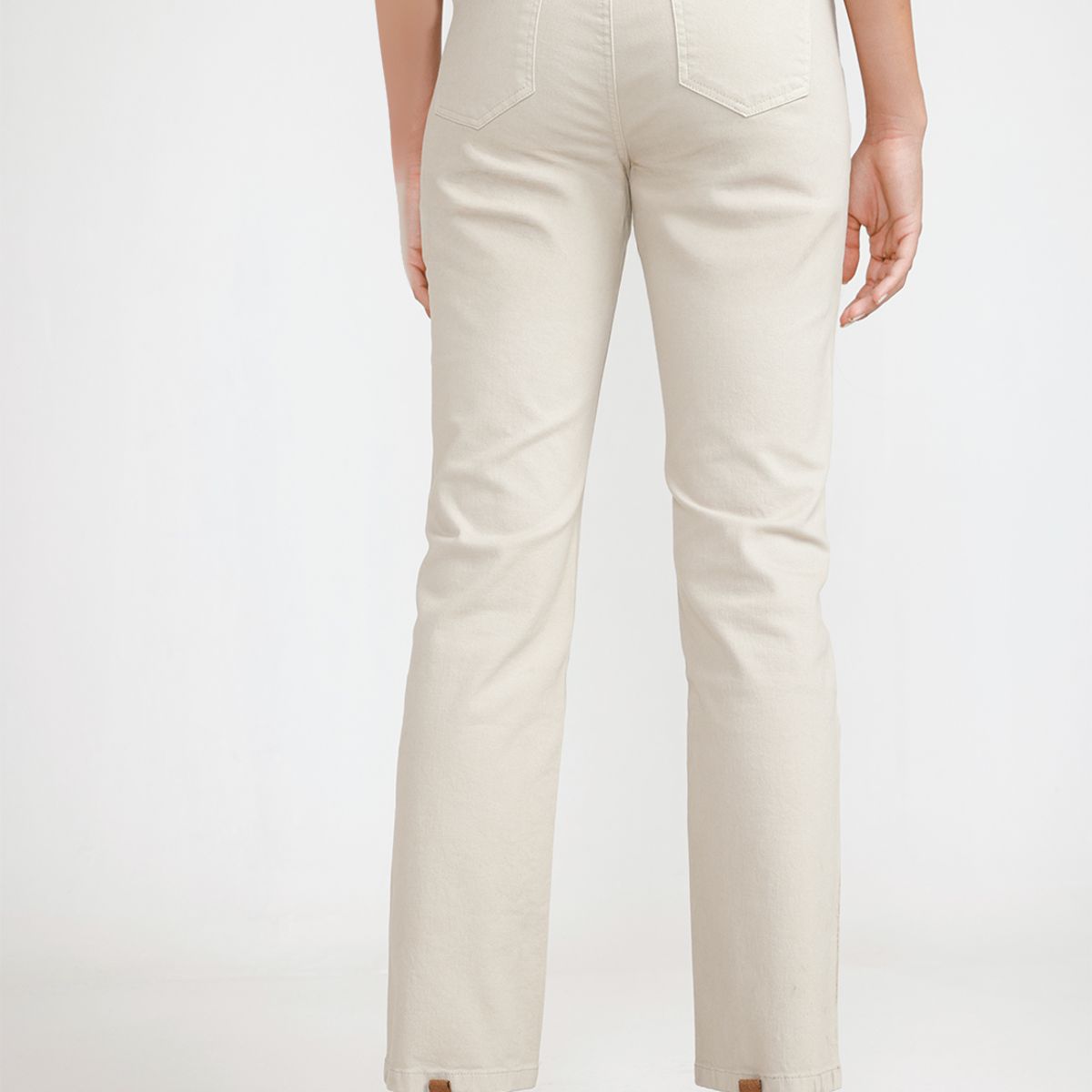 CANADIENNE - Pantalón Básico Mujer Algodón Peruano Beige