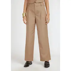 CANADIENNE - Pantalón Mujer Lana Camel