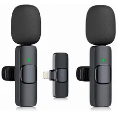 JOIGO - Kit de 2 Microfonos Inalámbricos Solapa Para iPhone O iPad