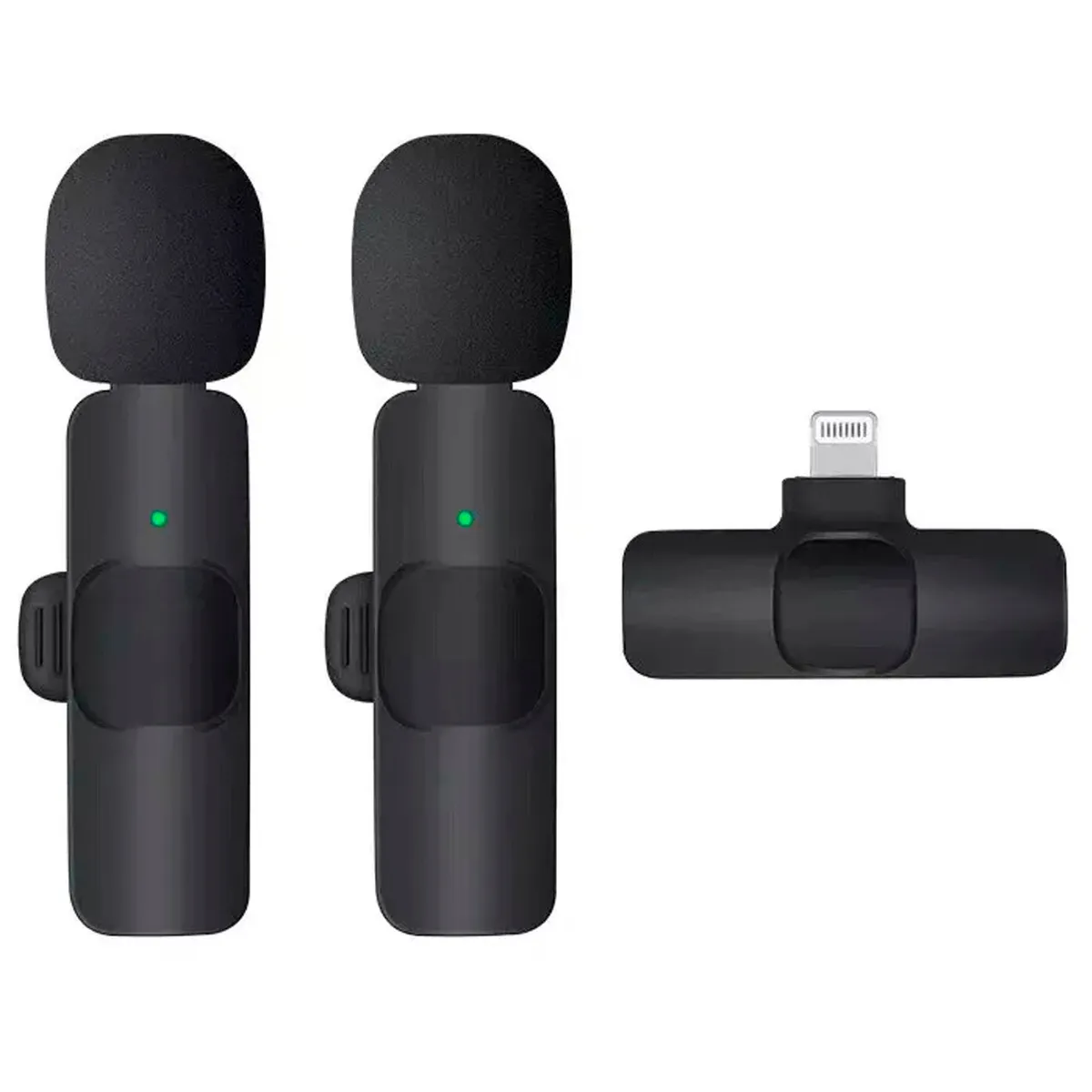 JOIGO - Kit de 2 Microfonos Inalámbricos Solapa Para iPhone O iPad