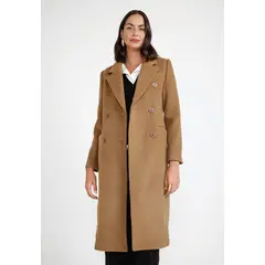 CANADIENNE - Abrigo Mujer Lana Camel