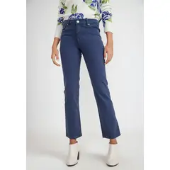 CANADIENNE - Pantalón Básico Mujer Algodón Peruano Marino