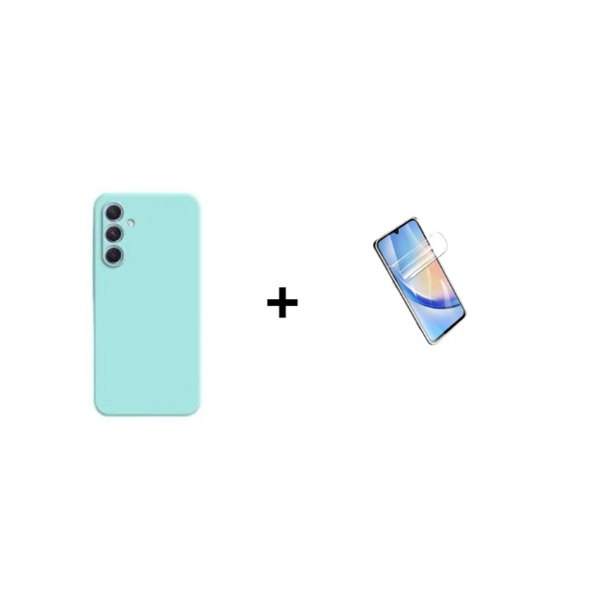 GENERICO - Kit Carcasa Silicona Con Lamina de Hidrogel Para Samsung A56