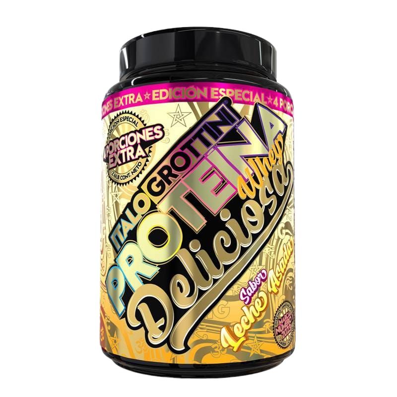 ITALO GROTTINI - PROTEÍNA WHEY DELICIOSA 2.6 LIBRAS 37 SV LECHE ASADA - ITALO GROTTINI