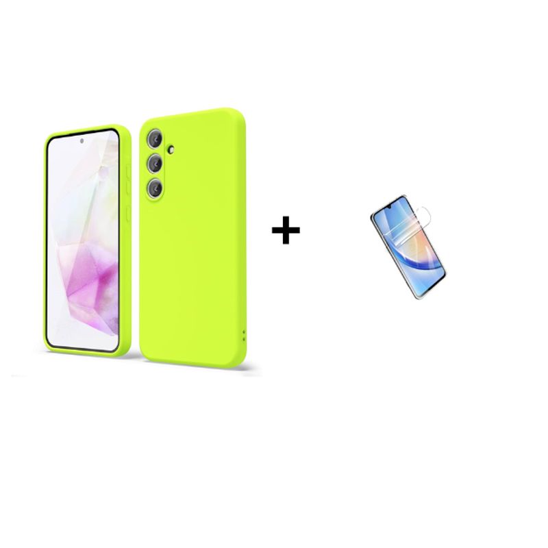 GENERICO - Kit Carcasa Silicona Con Lamina de Hidrogel Para Samsung A56