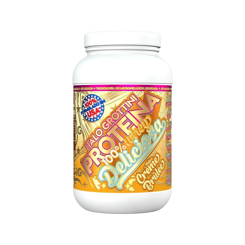 ITALO GROTTINI - PROTEÍNA WHEY DELICIOSA 2.6 LIBRAS 37 SV CREME BRULLE - ITALO GROTTINI