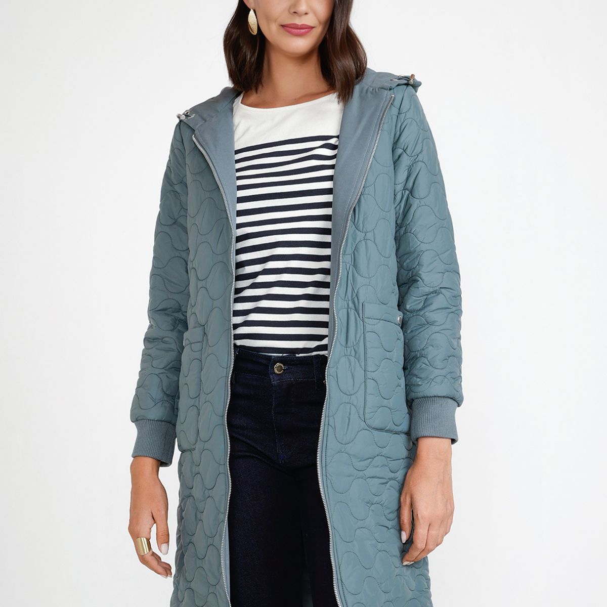 CANADIENNE - Parka Mujer Reversible Lisa Celeste