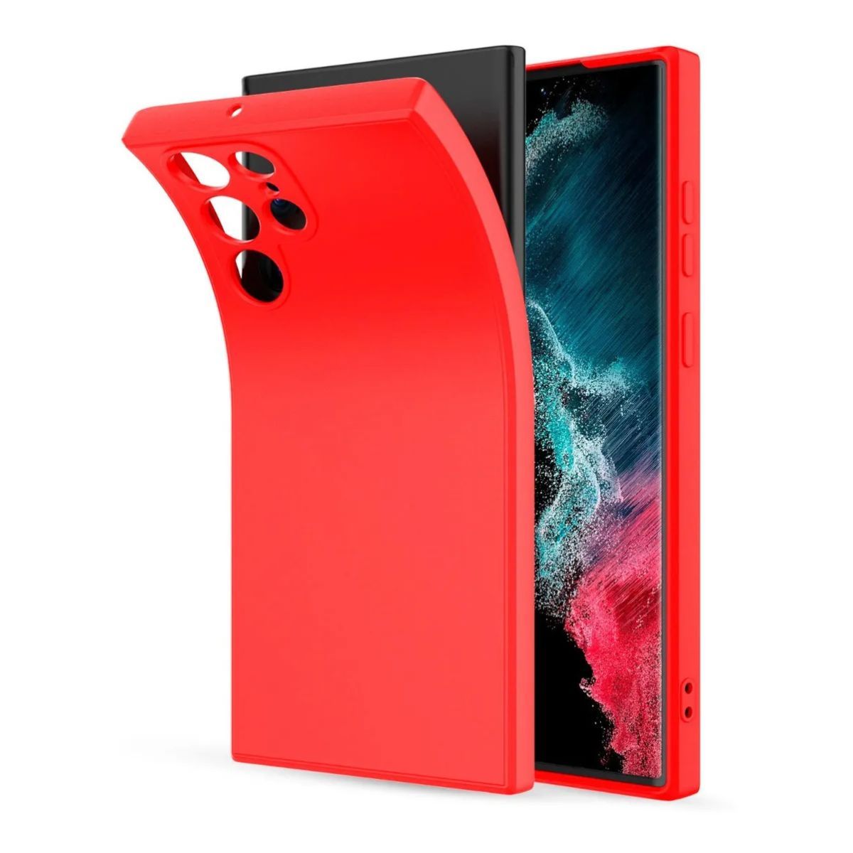 GENERICO - Carcasa Para Samsung S22 Ultra Silicon Slim Antigolpes