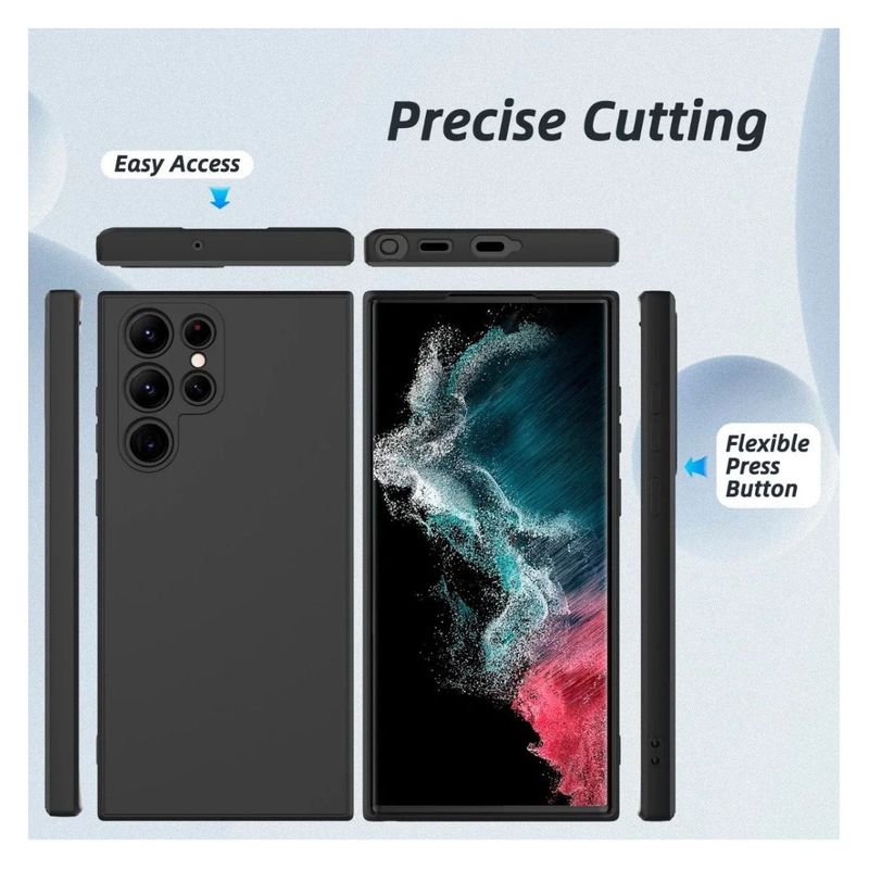 GENERICO - Carcasa Para Samsung S22 Ultra Silicon Slim Antigolpes