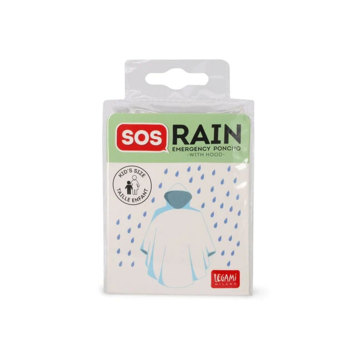 GENERICO - PONCHO IMPERMEABLE DESECHABLE NIÑOS