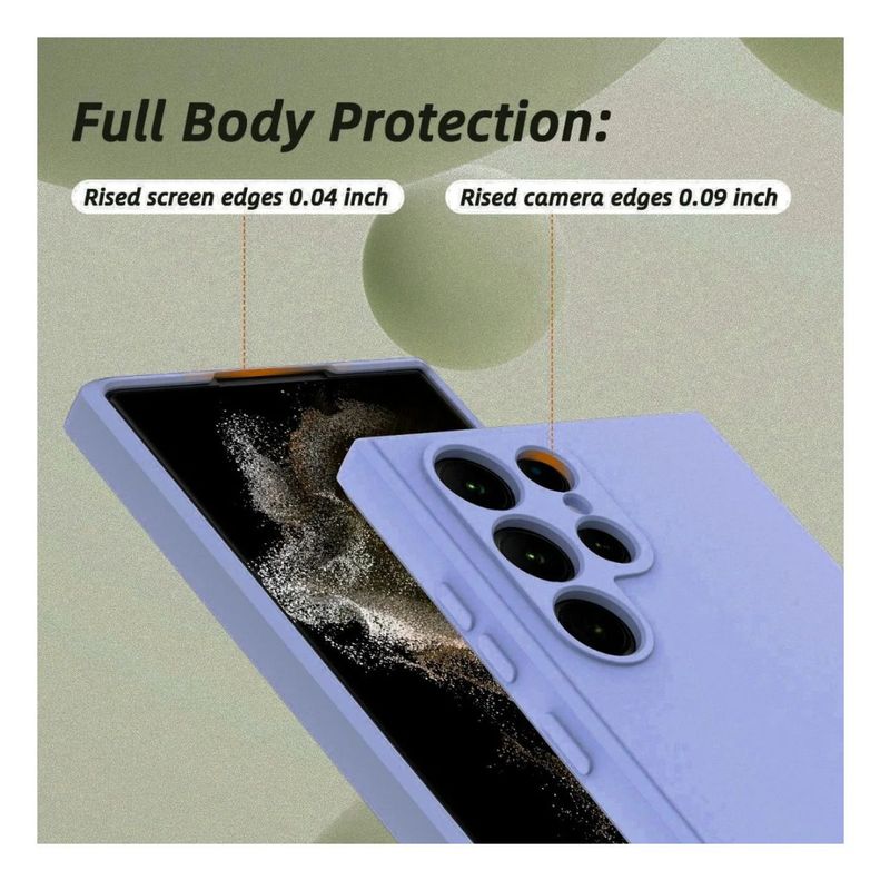 GENERICO - Carcasa Para Samsung S22 Ultra Silicon Slim Antigolpes
