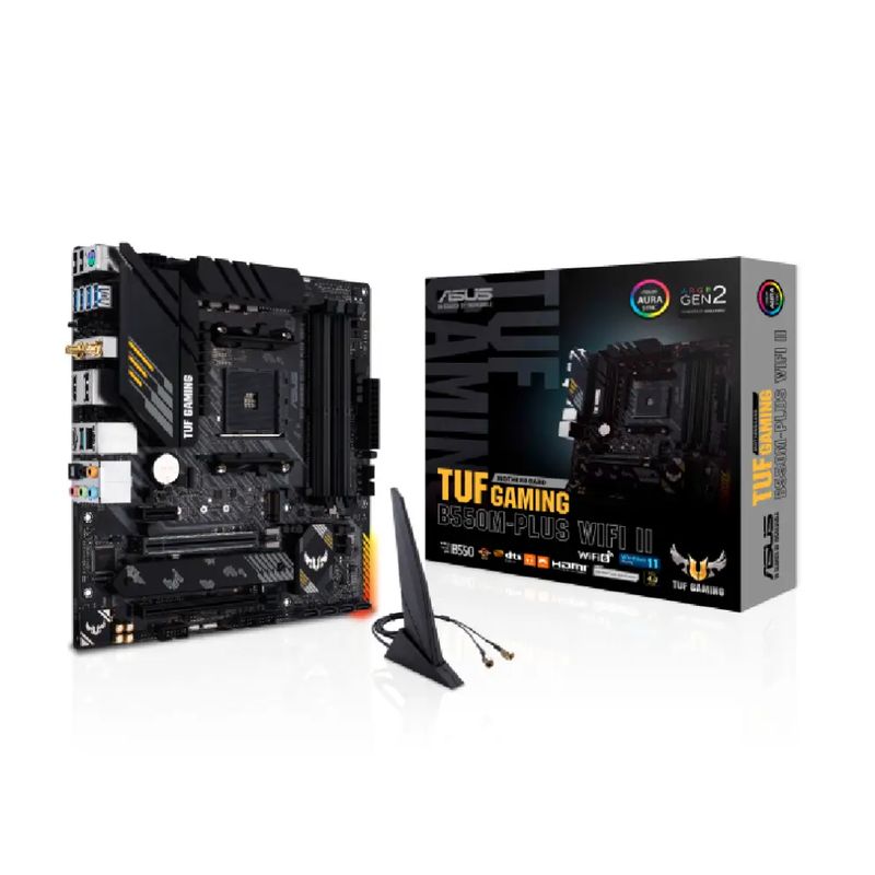 ASUS - Placa Madre Asus TUF GAMING B550M-PLUS WIFI II AM4 DDR4 mATX