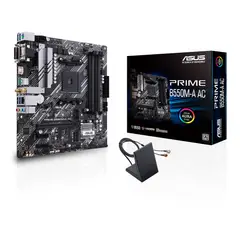 ASUS - Placa Madre Prime B550M-A AC Socket AM4 DDR4 21334600MHz Ryzen