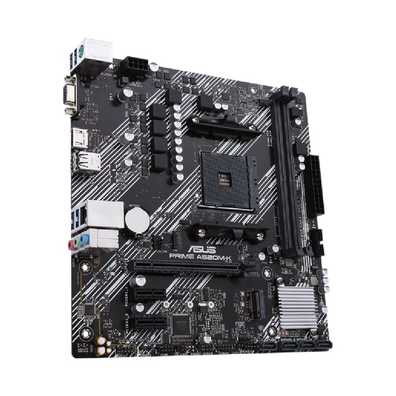 ASUS - Placa Madre Asus PRIME A520M-KCSM AM4 DDR4 mATX Dual Chanel