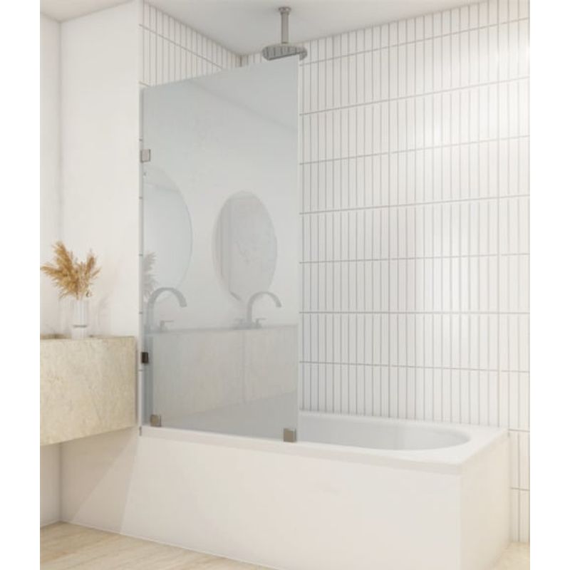DELL ORTO - Shower Door vidrio templado con Empavonado 90x150 cm Inox