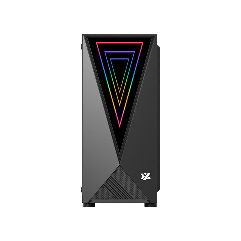 GENERICO - Gabinete Gamer XYZ HORIZON 100 ARGB, Vidrio Templado, USB 3.0, ATX
