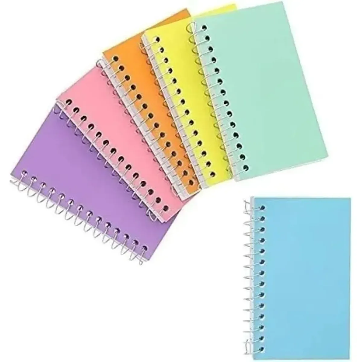 MUNDO MAGIA - Pack De 8 Cuadernos Universitarios 60 Hojas 7mm Tapa Dura