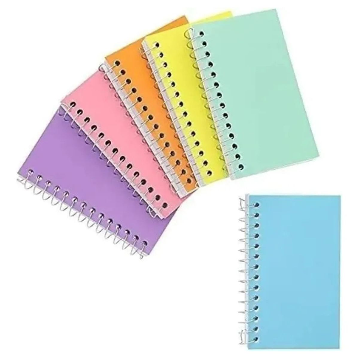 MUNDO MAGIA - Pack De 8 Cuadernos Universitarios 60 Hojas 7mm Tapa Dura