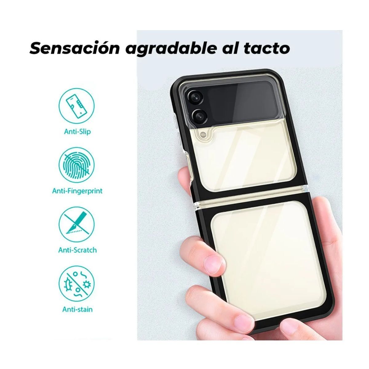GENERICO - Carcasa Para Samsung Z Flip 3 Antigolpes Drop Guard Power