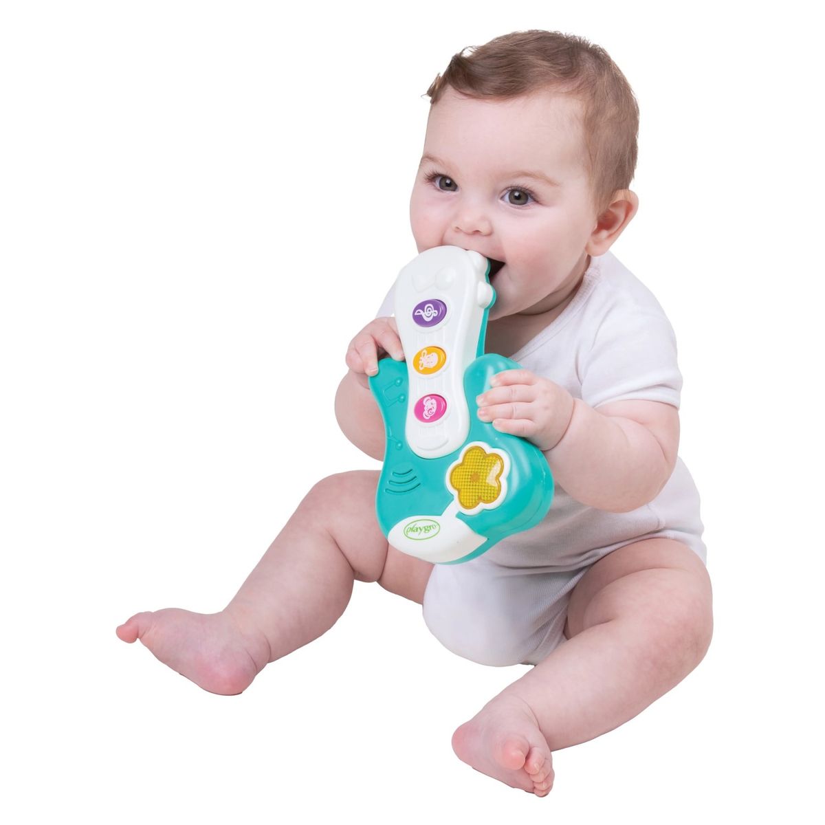 PLAYGRO - Guitarra Juguete Bebe Iluminada Little Strummer Playgro