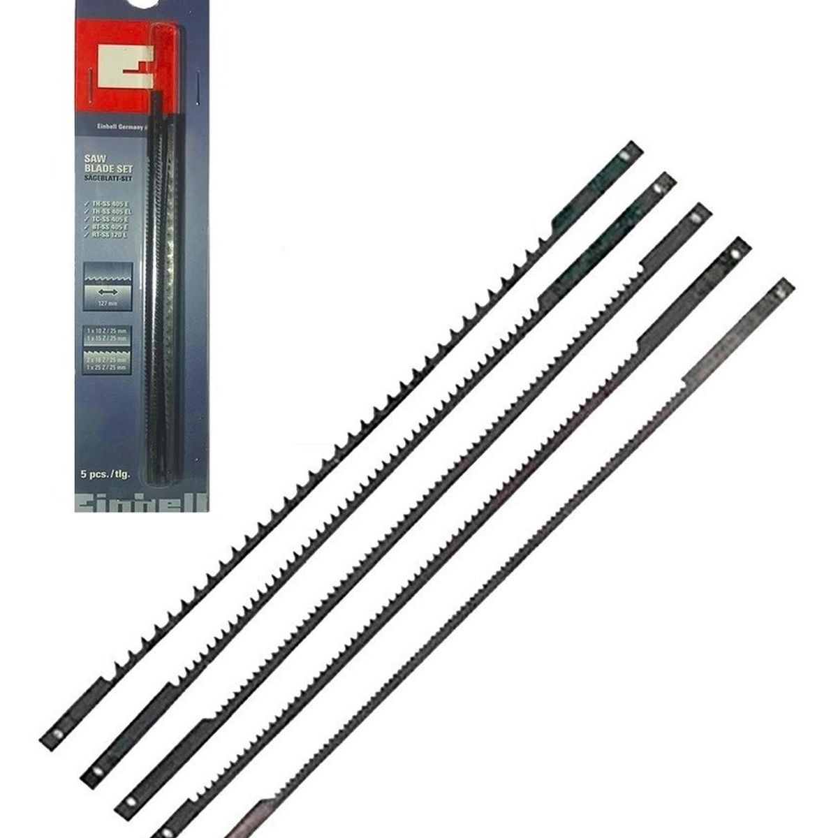 EINHELL - Set 5 Hojas De Repuesto Caladora De Banco Einhell