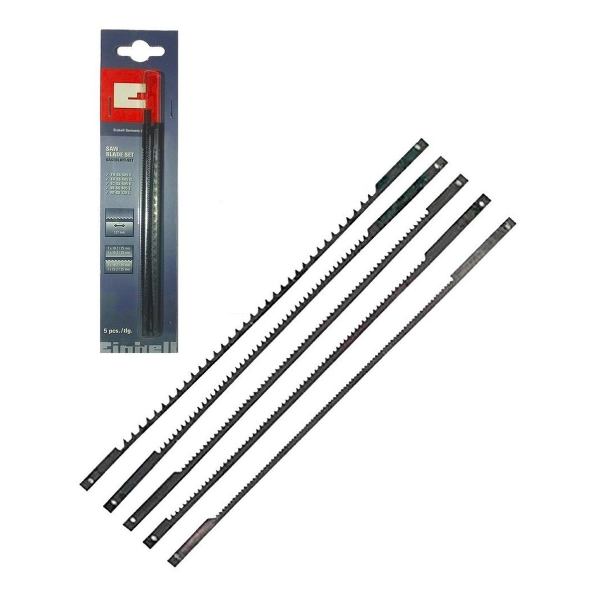 EINHELL - Set 5 Hojas De Repuesto Caladora De Banco Einhell