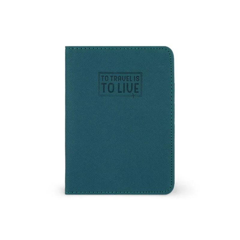 GENERICO - PORTA PASAPORTE RFID LEGAMI AZUL