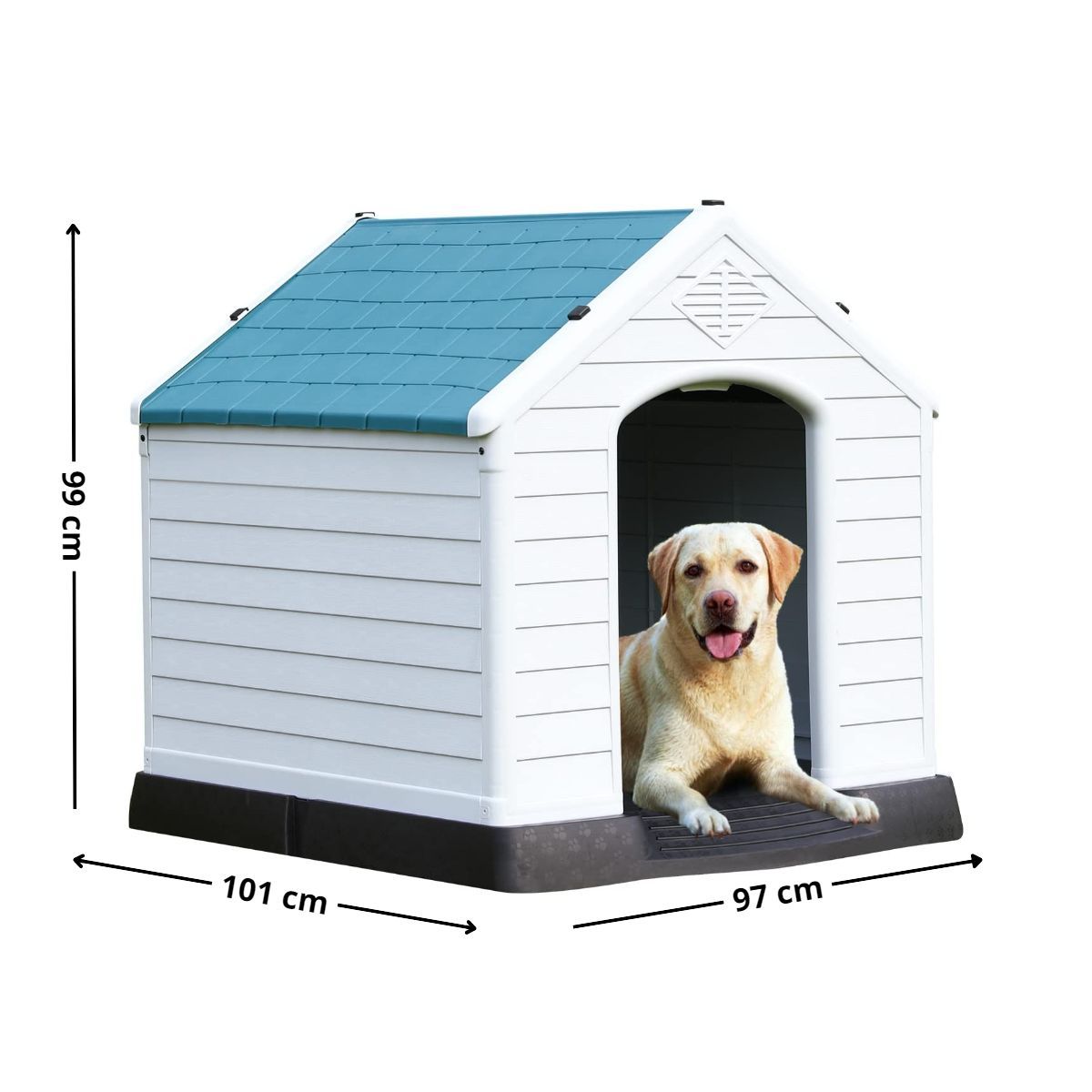 GENERICO - Casa Perro 101x97x99cm azul