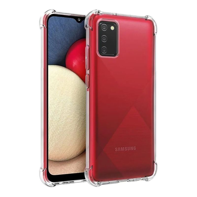 GENERICO - Carcasa Para Samsung A02 Y A02s Transparente Reforzada
