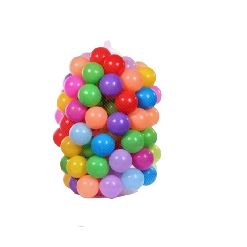 GENERICO - Set 50 Pelotas Plásticas De Piscina Colores Niños