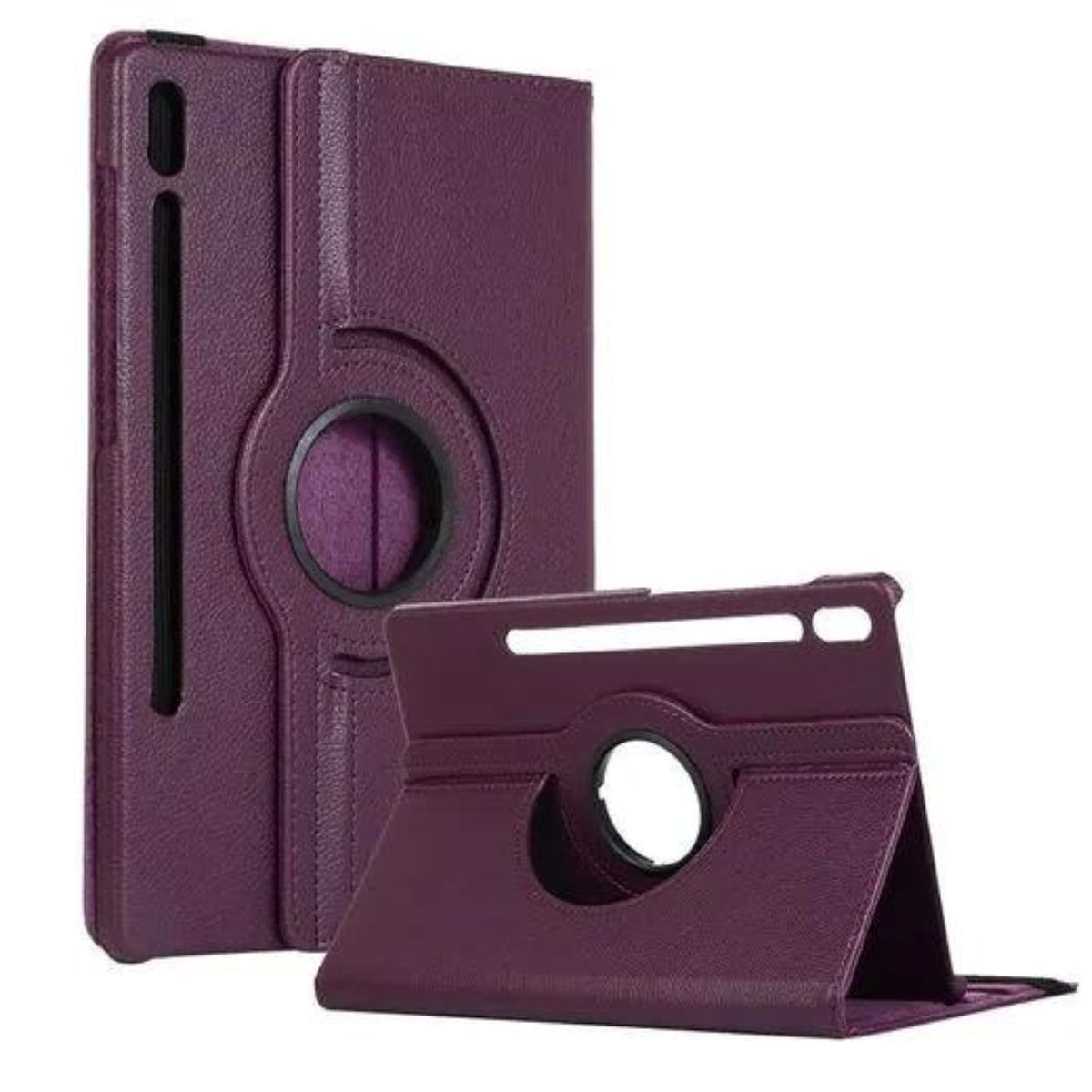 GENERICO - Carcasa Funda Giratoria Para Tablet Samsung S10 Fe 10.9 Morado