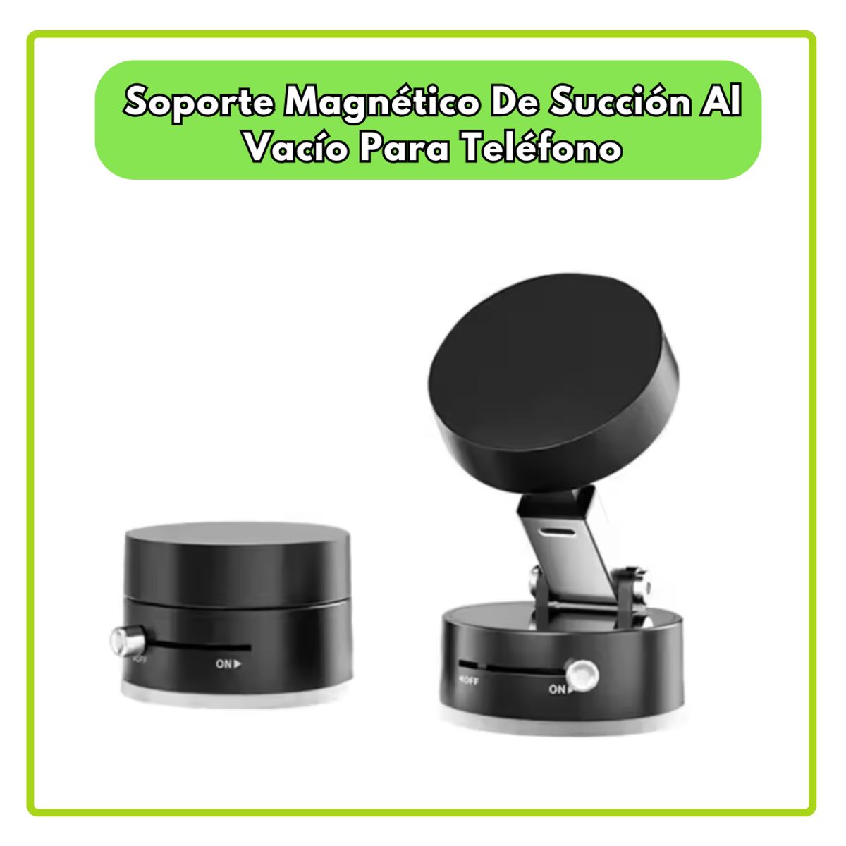 GENERICO - Soporte Magnético De Succión Al Vacío Para Teléfono