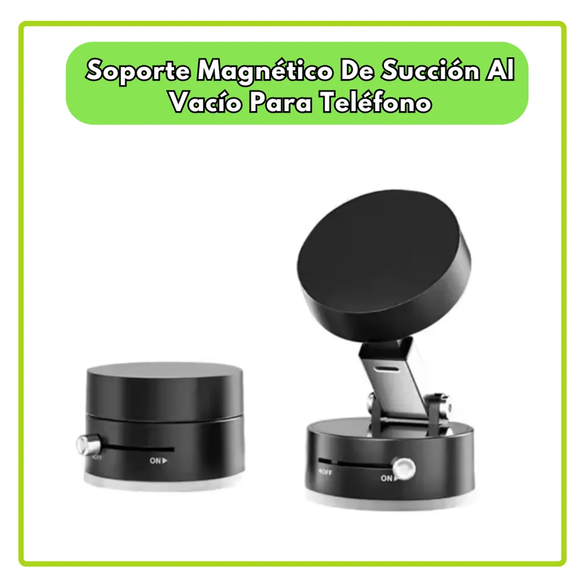 GENERICO - Soporte Magnético De Succión Al Vacío Para Teléfono