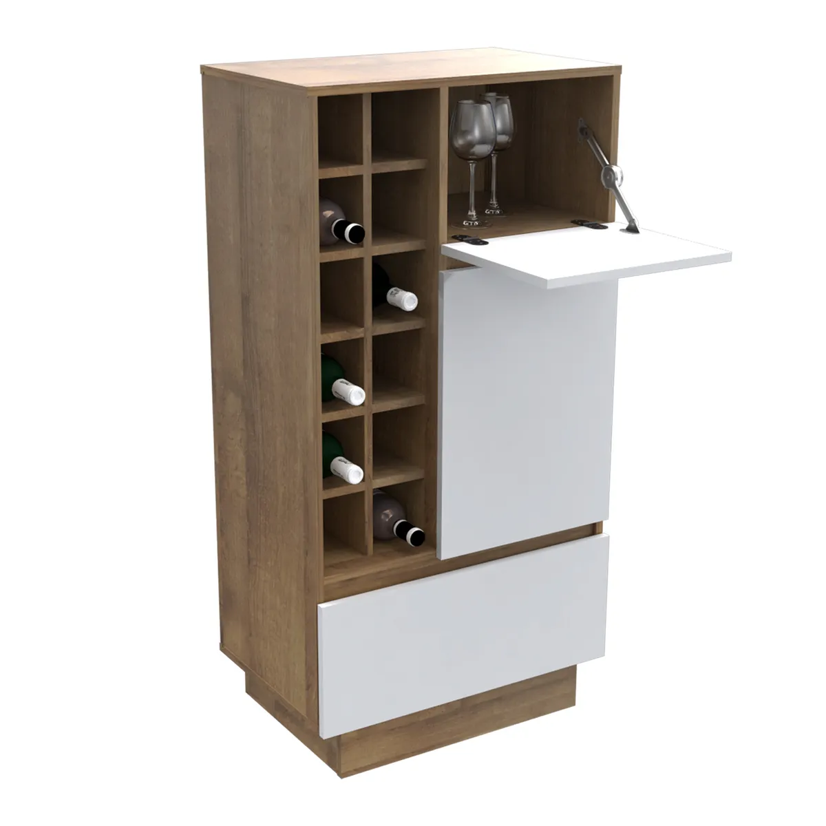 INVAL - Mueble Bar Amarettoblanco MB2022