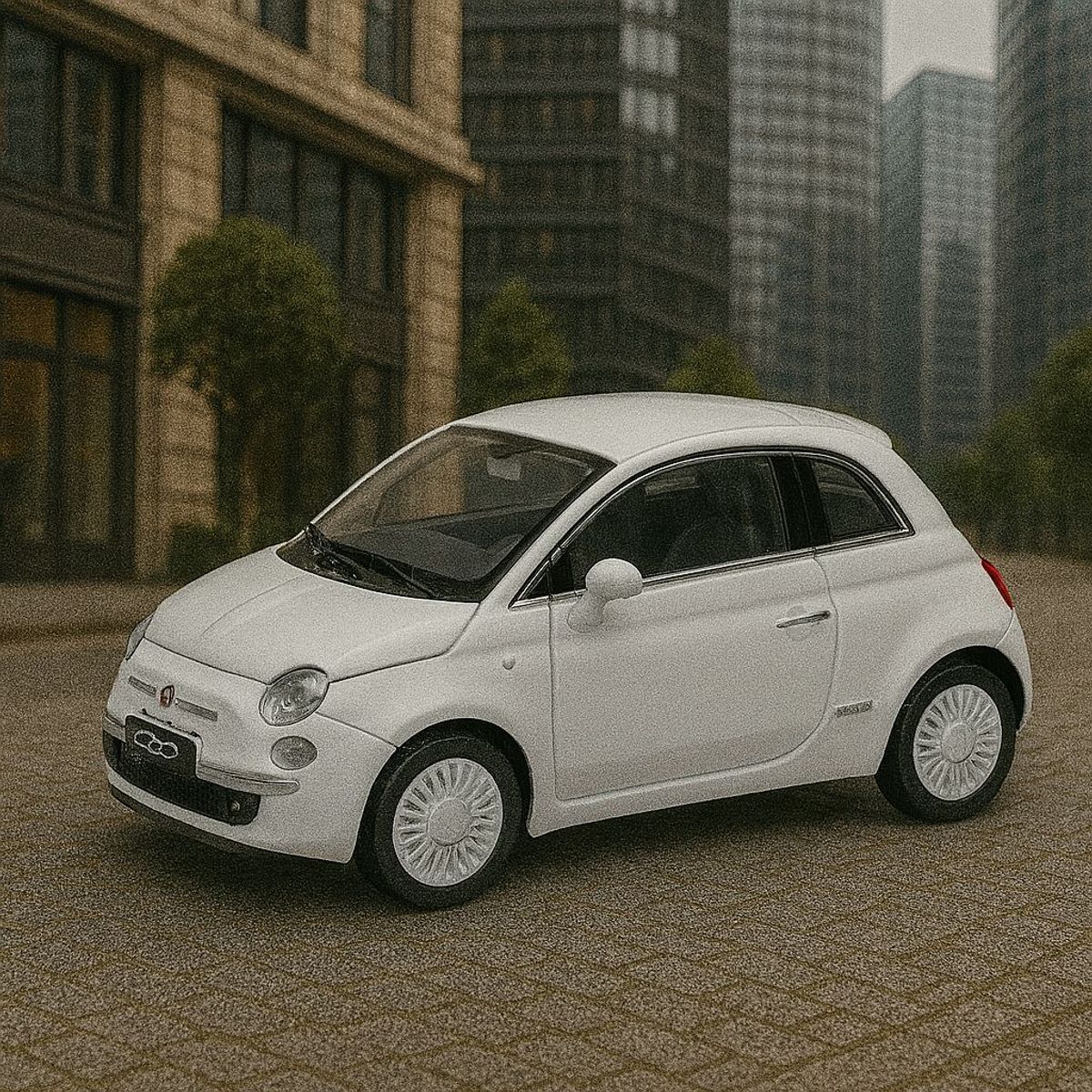 WELLY - Auto 2007 Fiat 500 Escala 1:43 - Welly