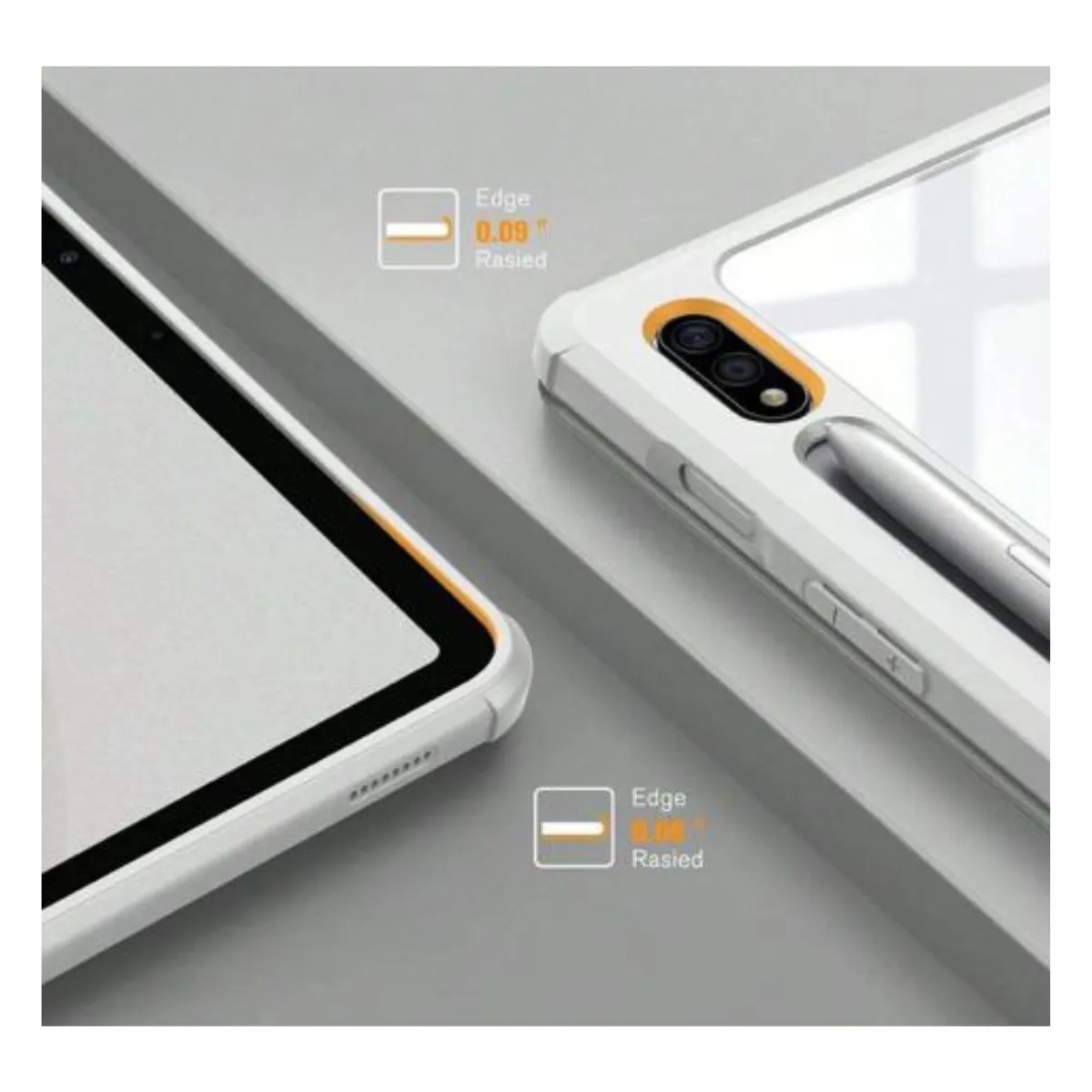 GENERICO - Funda Smart Cover Para Tablet Samsung S10 Fe 10.9 Mármol Blanco