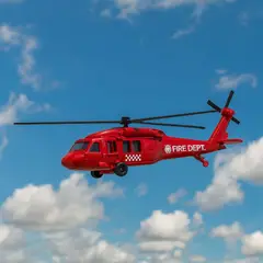 TOYNG - Helicoptero - Black Hawk Helicoptor (Fire) - Welly