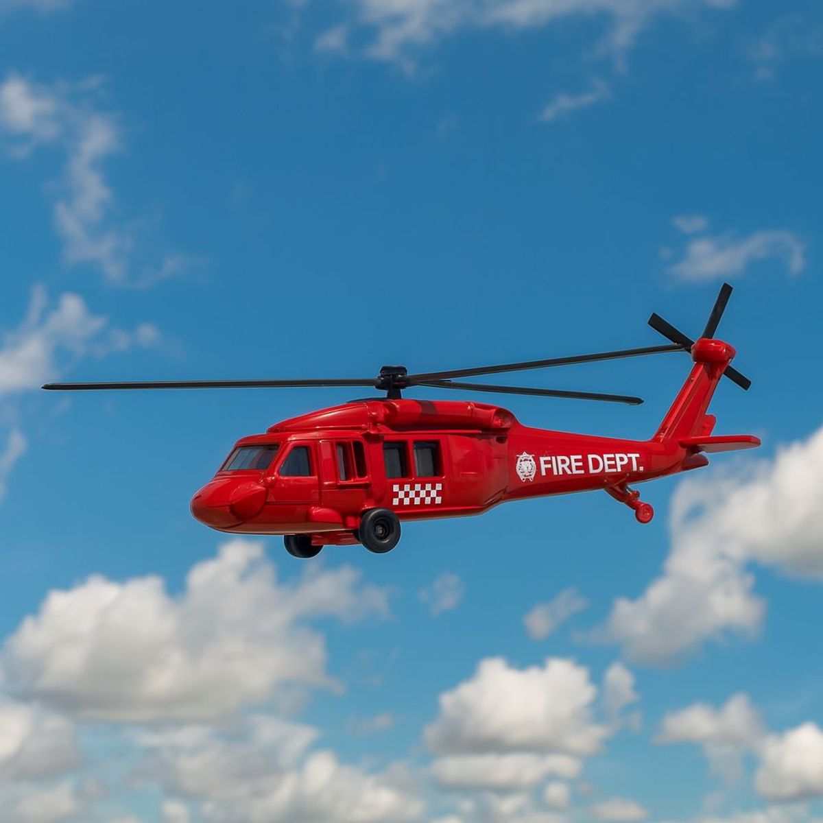 WELLY - Helicoptero Black Hawk Helicoptor (Fire) - Welly