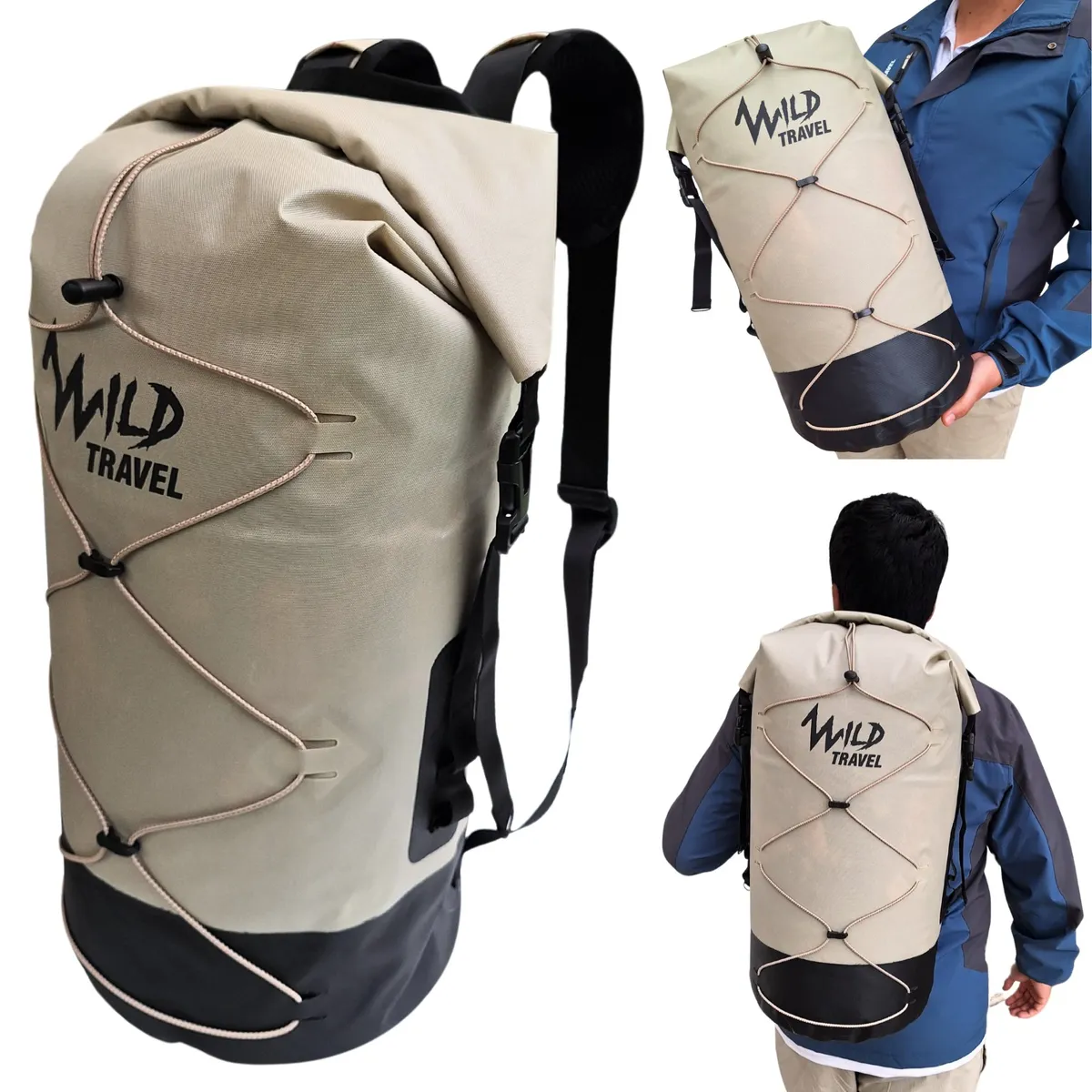 WILD TRAVEL - Mochila Impermeable 30L Bolso Outdoor Waterproof Wild Travel