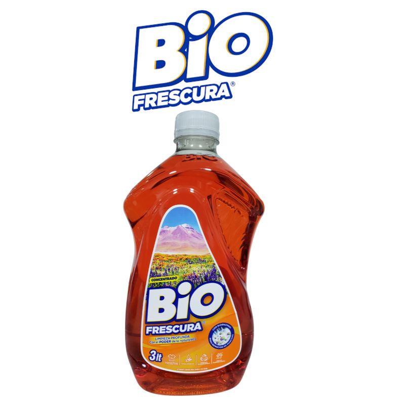BIO - Pack 3 Detergente Liquido Bio 3lt Aroma Desierto Florido