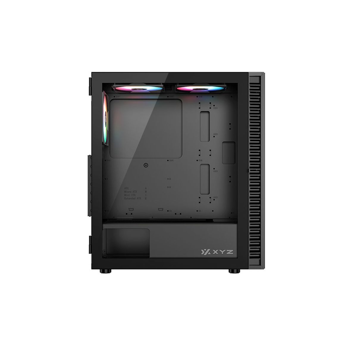 GENERICO - Gabinete Gamer XYZ AIRONE 100 Mesh, 6x 120/140mm A-RGB Fan