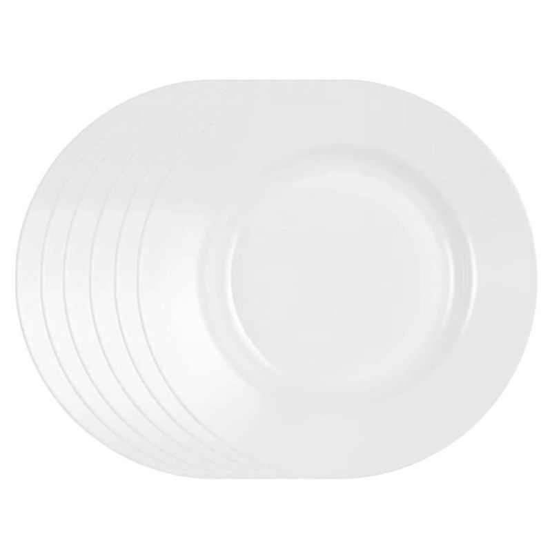 LUMINARC - 24 Platos Hondo 22 cm Vidrio Templado Luminarc Francés