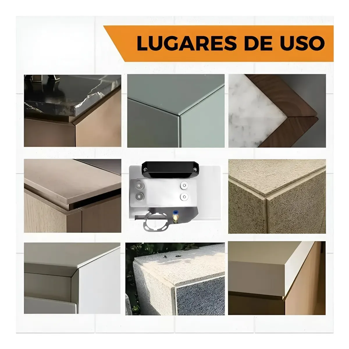 MUNDO MAGIA - Guía De Corte Biselado Angulo 45° Porcelanato Azulejos