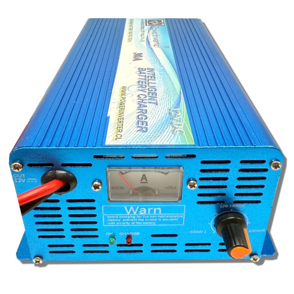 GENERICO - CARGADOR BATERÍA 220VAC 12VDC30A FULL AUTOMÁTICO