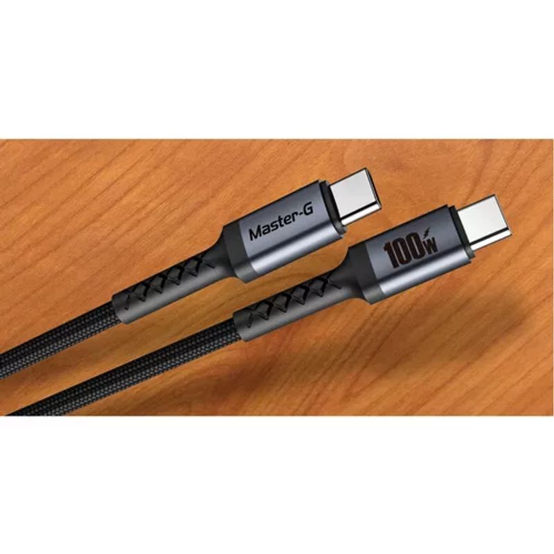 MASTER G - Cable De Carga Rápida Usb-c A C Antinudos 100w Master-g