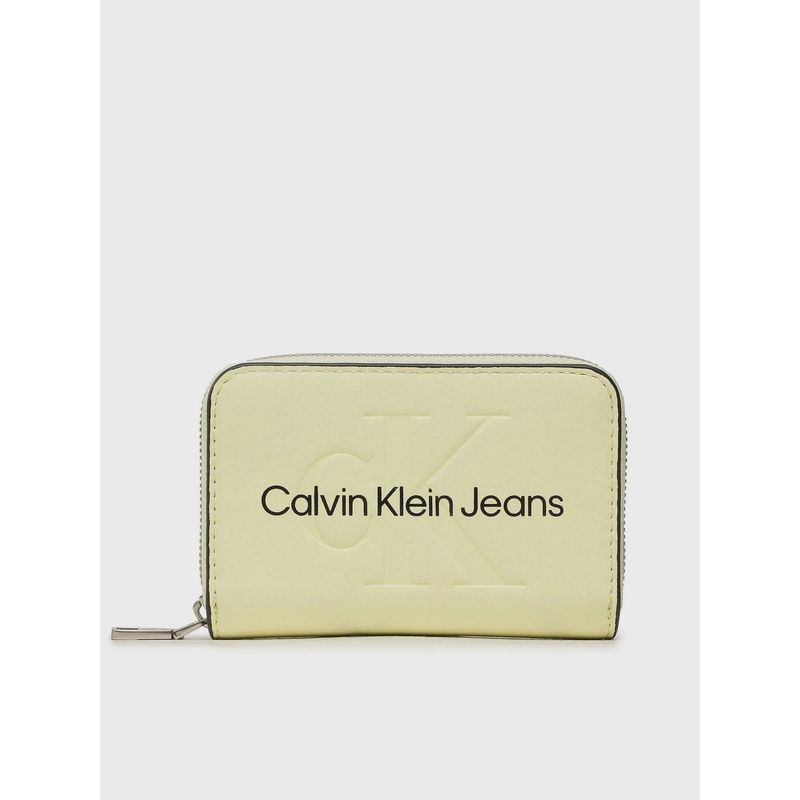 CALVIN KLEIN - Billetera Sculpted Amarillo Calvin Klein
