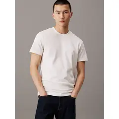 CALVIN KLEIN - Polera Heavy Regular Blanco