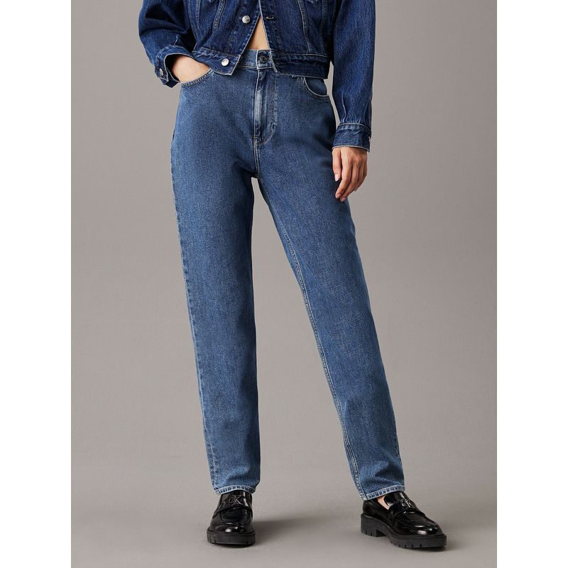 CALVIN KLEIN - Jeans Mom Azul Calvin Klein
