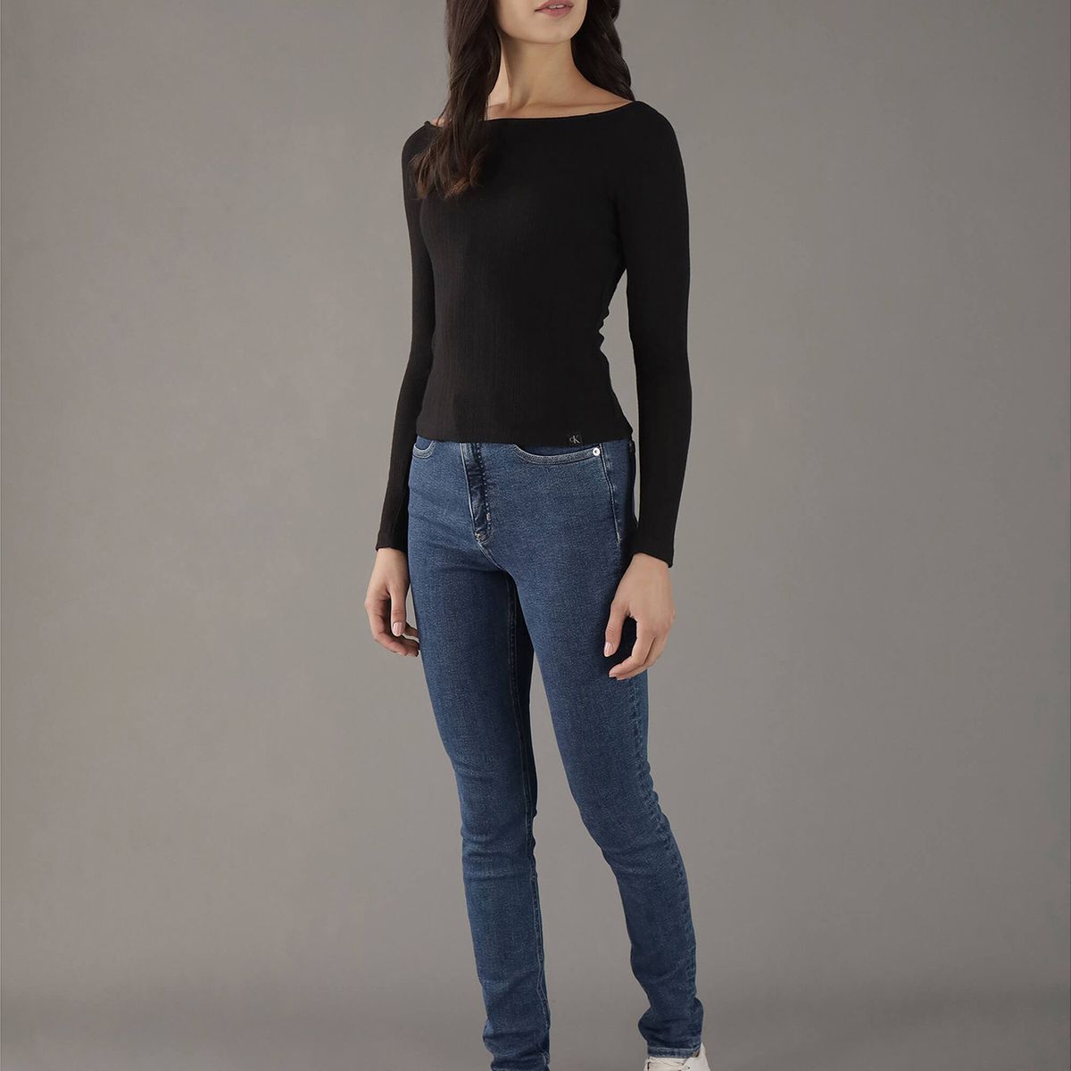 CALVIN KLEIN - Jeans High Rise Skinny Azul Calvin Klein