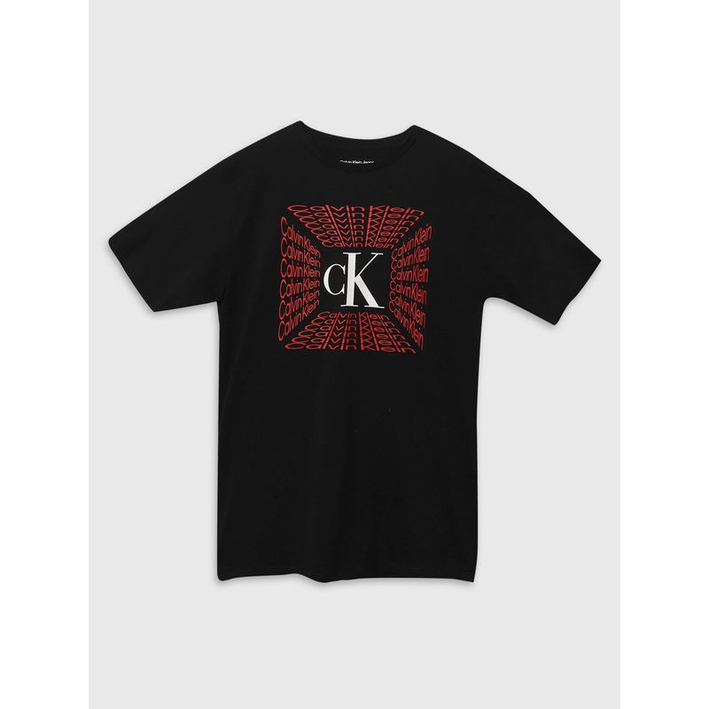 CALVIN KLEIN - Polera Niño Twilight Negro Calvin Klein
